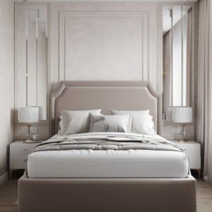 Bed with Side Tables