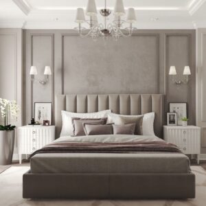 Bed with Side Tables